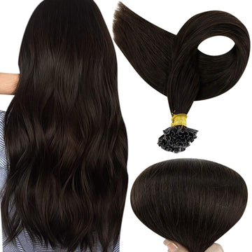 human hair nail tips